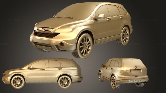 Автомобили и транспорт (Honda CRV 2010, CARS_1844) 3D модель для ЧПУ станка